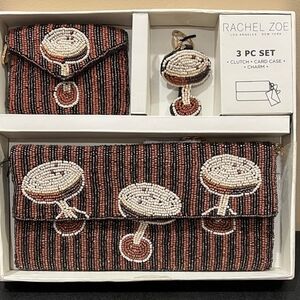 Rachel Zoe Beaded Espresso Martini Set NEW